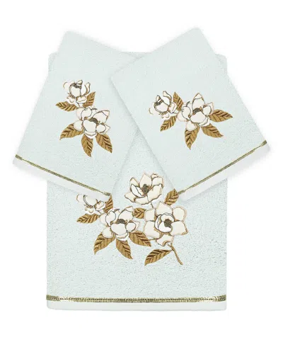 Linum Home Textiles Maggie 3pc Embellished Turkish Cotton Towel Set