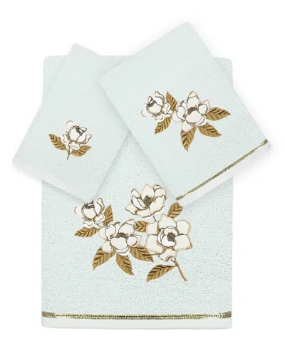 Linum Home Textiles Maggie 3pc Embellished Turkish Cotton Towel Set