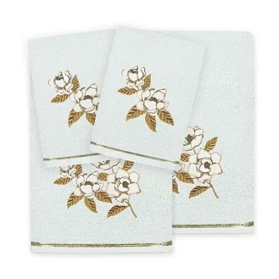 Linum Home Textiles Maggie Embellished 4-pc. Bath Towel Set In White
