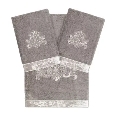 Linum Home Textiles May Embellished 3-pc. Bath Towel Set In Gray