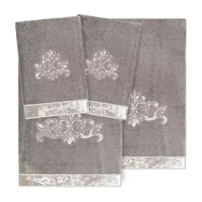 Linum Home Textiles May Embellished 4-pc. Bath Towel Set In Gray