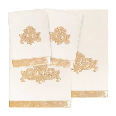 Linum Home Textiles May Embellished 4-pc. Bath Towel Set In Gold