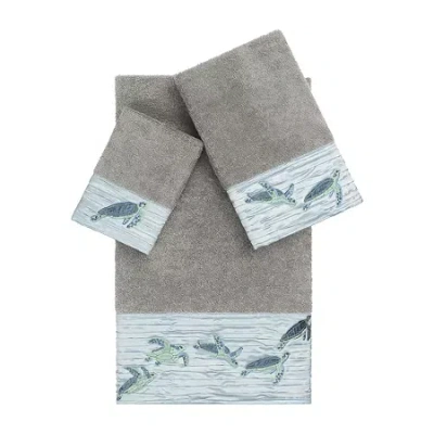 Linum Home Textiles Mia 3-pc. Bath Towel Set In Gray
