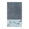 Linum Home Textiles Mia Embellished Animal Bath Towel In Blue