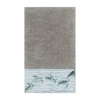 Linum Home Textiles Mia Embellished Animal Bath Towel In Gray