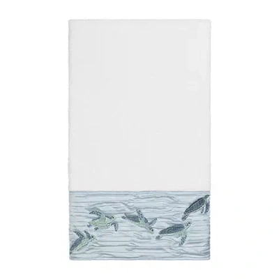 Linum Home Textiles Mia Embellished Animal Bath Towel In White
