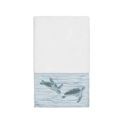 Linum Home Textiles Mia Embellished Hand Towel In White