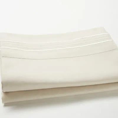 Linum Home Textiles Microfiber Percale Pillowcase In Beige