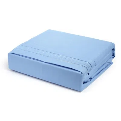 Linum Home Textiles Microfiber Percale Sheet Set In Blue