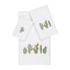 Linum Home Textiles Mila Embellished 3-pc. Bath Towel Set In White