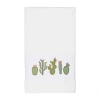 Linum Home Textiles Mila Embellished Embellished Floral Bath Towel In White