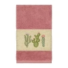 Linum Home Textiles Mila Embellished Embellished Hand Towel In Pink