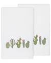 Linum Home Textiles Mila Turkish Cotton 2pc Embellished Bath Towel Set