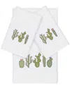 Linum Home Textiles Mila Turkish Cotton 3pc Embellished Towel Set