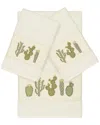 Linum Home Textiles Mila Turkish Cotton 3pc Embellished Towel Set