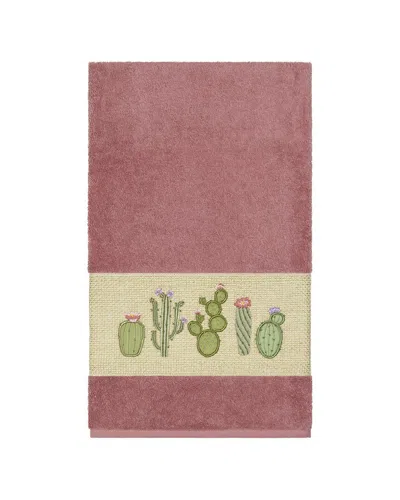 Linum Home Textiles Mila Turkish Cotton Embellished Bath Towel