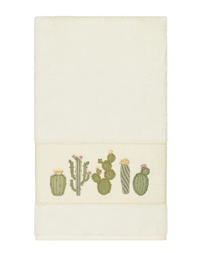 Linum Home Textiles Mila Turkish Cotton Embellished Bath Towel