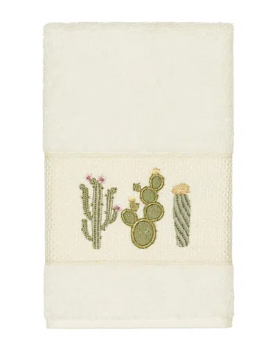 Linum Home Textiles Mila Turkish Cotton Embellished Hand Towel
