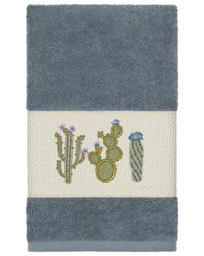 Linum Home Textiles Mila Turkish Cotton Embellished Hand Towel In Animal Print