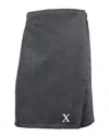 Linum Home Textiles Monogrammed Men's Terry Body Wrap, (a-z) In Grey