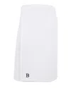 Linum Home Textiles Monogrammed Terry Body Wrap, (a-z) In White