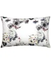 Linum Home Textiles Morning Glories Decorative Lumbar Pillow Cover In Grey