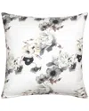 Linum Home Textiles Morning Glories Decorative Square Pillow Cover In Grey