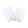 Linum Home Textiles Mr And Mrs 2-pc. Hand Towel In White