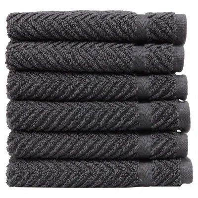 Linum Home Textiles Norah 6 Piece Turkish Cotton Washcloth Towel Set