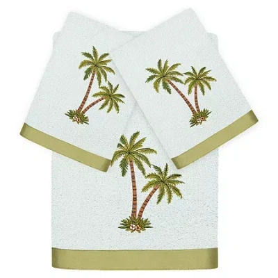 Linum Home Textiles Palmera 3-pc. Bath Towel Set In Blue