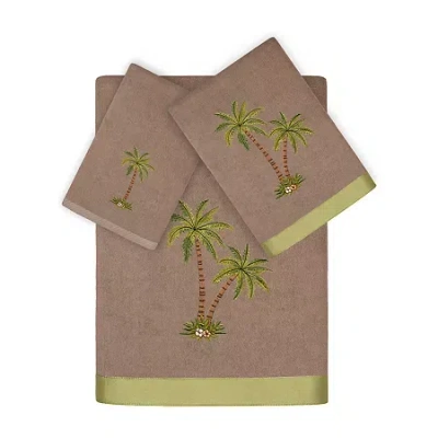 Linum Home Textiles Palmera 3-pc. Bath Towel Set In Brown