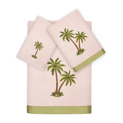 Linum Home Textiles Palmera 3-pc. Bath Towel Set In Pink