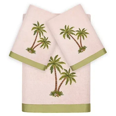 Linum Home Textiles Palmera 3-pc. Bath Towel Set In Pink