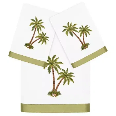 Linum Home Textiles Palmera 3-pc. Bath Towel Set In White