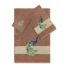 Linum Home Textiles Penelope 3-pc. Bath Towel Set In Brown