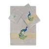 Linum Home Textiles Penelope 3-pc. Bath Towel Set In Gray
