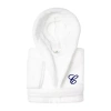 Linum Home Textiles Personalized Kids Bathrobe Unisex Long Sleeve Long Length Robe In White