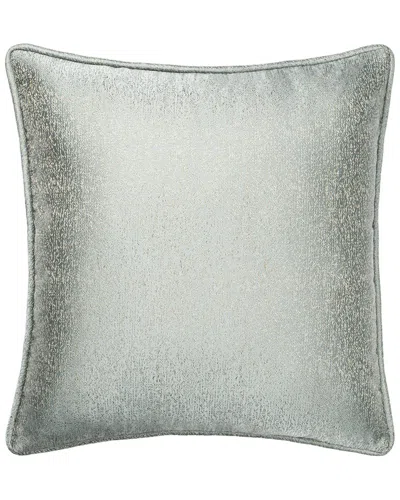 Linum Home Textiles Pixel Aqua Pillow Cover In Gray