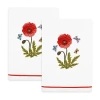 Linum Home Textiles Polly Embellished 2-pc. Embellished Hand Towel In White