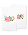Linum Home Textiles Primavera Embroidered 2-pc. Hand Towel In White