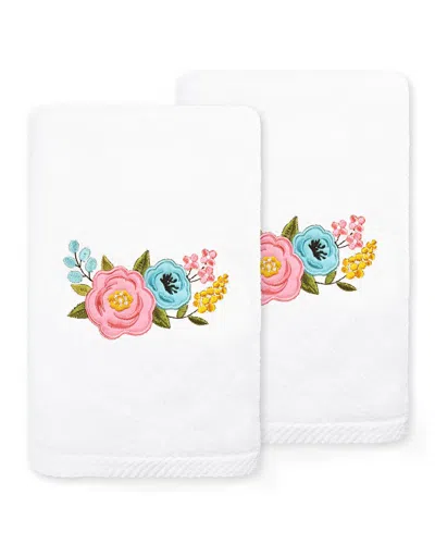 Linum Home Textiles Primavera Turkish Cotton Hand Towel In White