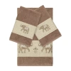 Linum Home Textiles Quinn 3-pc. Bath Towel Set In Brown