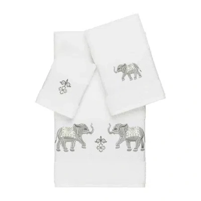 Linum Home Textiles Quinn 3-pc. Bath Towel Set In White