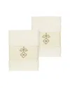 Linum Home Textiles Quinn Turkish Cotton 2pc Embellished Washcloth Set