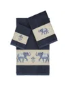 Linum Home Textiles Quinn Turkish Cotton 3pc Embellished Towel Set