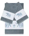 Linum Home Textiles Quinn Turkish Cotton 3pc Embellished Towel Set