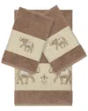 Linum Home Textiles Quinn Turkish Cotton 3pc Embellished Towel Set