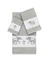 Linum Home Textiles Quinn Turkish Cotton 3pc Embellished Towel Set