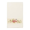Linum Home Textiles Rebecca Embellished Embellished Floral Bath Towel In Sand