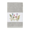 Linum Home Textiles Serenity Embellished Hand Towel In Brown